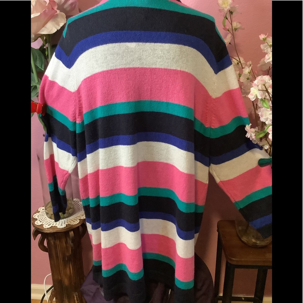 LOWEST🌺 NWT LANE BRYANT Sz 14/16 WOOL BLEND MULTI-COLOR SWEATER - Picture 6 of 14